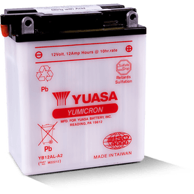 Аккумулятор YUASA YB12AL-A2 с электролитом