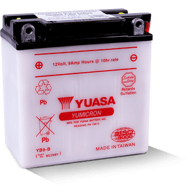 Аккумулятор YUASA YB9-B с электролитом