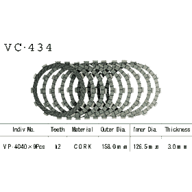 Диски сцепления VESRAH VC 434