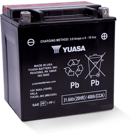 Аккумулятор YUASA YIX30L-BS