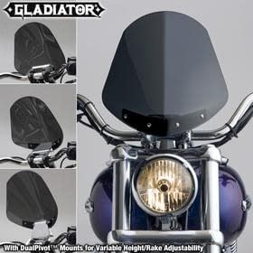 Ветровое стекло National Cycle N2701 Harley-Davidson (36.8см) 95% хром. крепёж